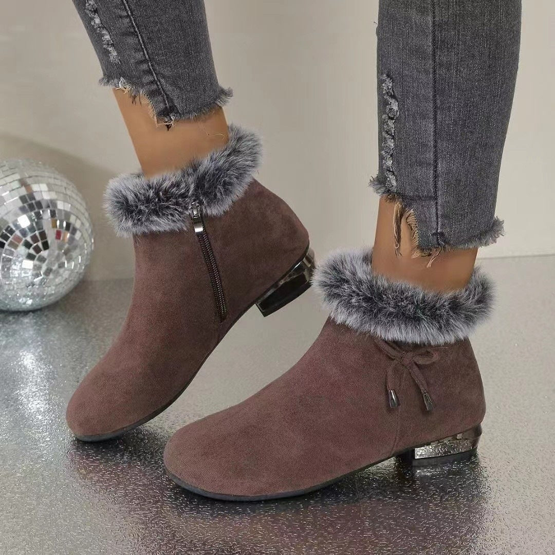 Kienna | Leder-Stiefeletten mit Mittelabsatz