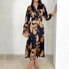 Griana | Damenkleid mit Gürtel und Revers