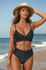 Desy | Crossover Front Hochtailliertes Bikini Set