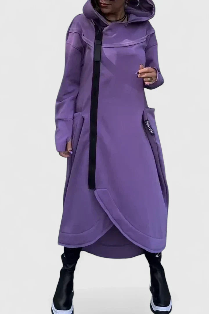 Adele | Lange Zip-Hoodie-Cardigan