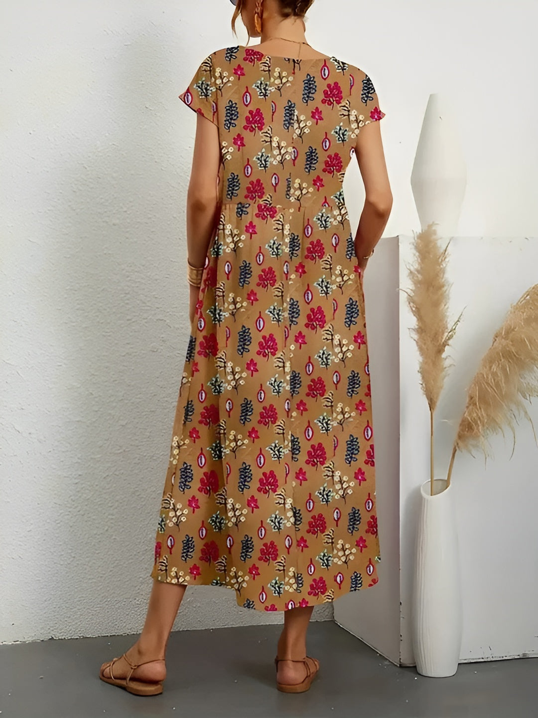 Alexandra™ | Romantisches Sommerkleid mit floralem Design