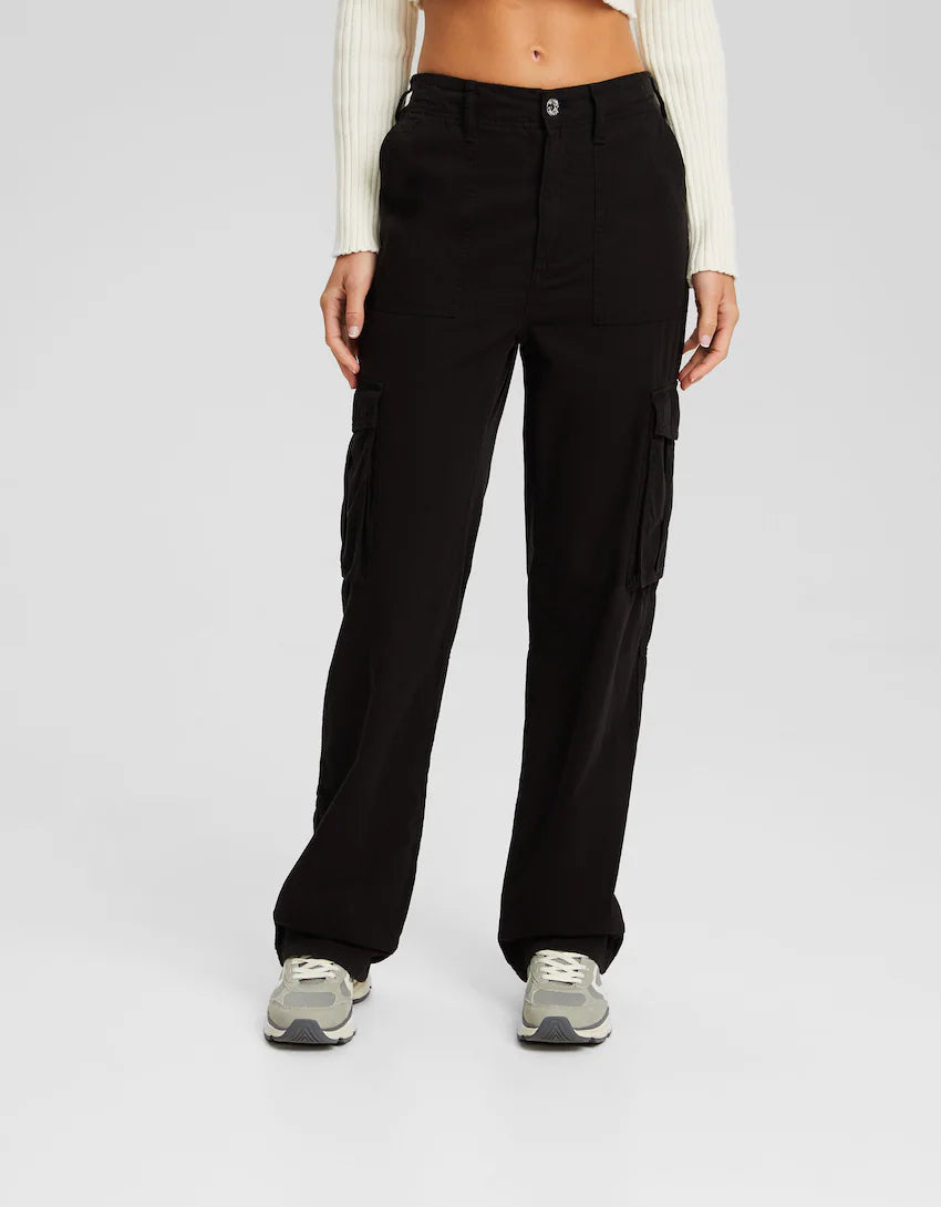 Jaina | Verstellbare Cargo-Hose In Gerader Passform