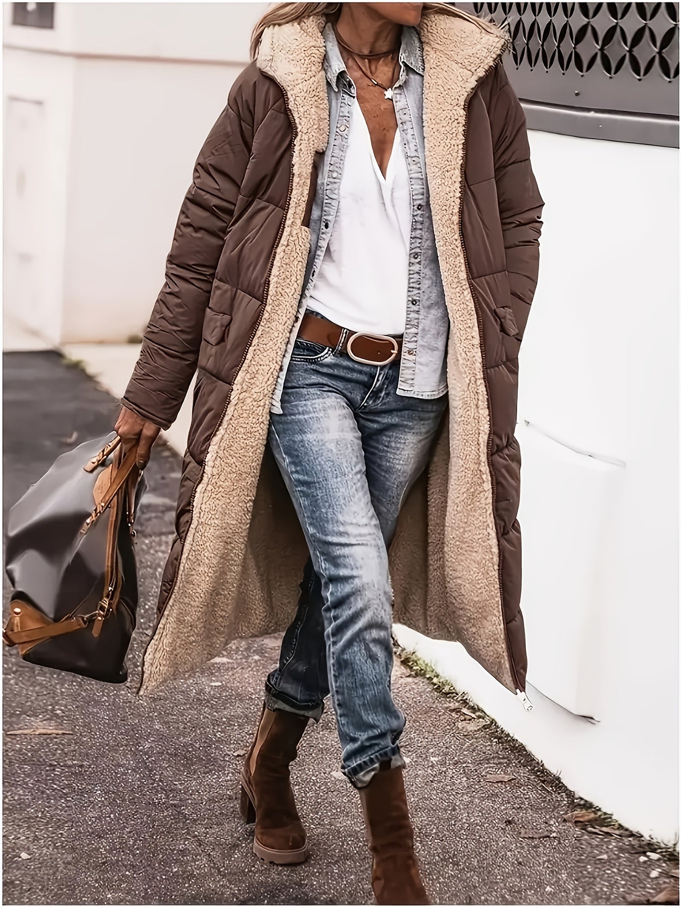 Keline | Wende-Wintermantel mit warmem Fleecefutter