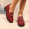 Jinna | Damen-Loafer mit Metallkette