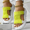 Vanessa | Bequeme einfarbige Sandalen für Damen