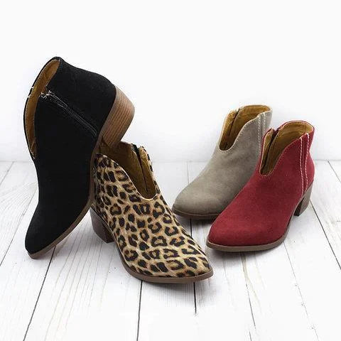 Deliasa | Damen-Stiefel mit Blockabsatz