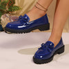Kina | Damen-Loafers mit Blockabsatz