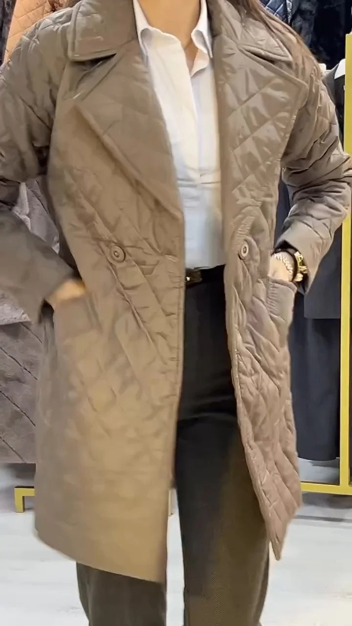 Rhiza | Damen-Baumwolljacke mit Revers