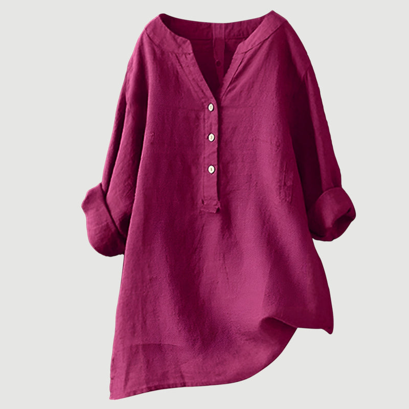 Danica | Bequeme Leinenbluse