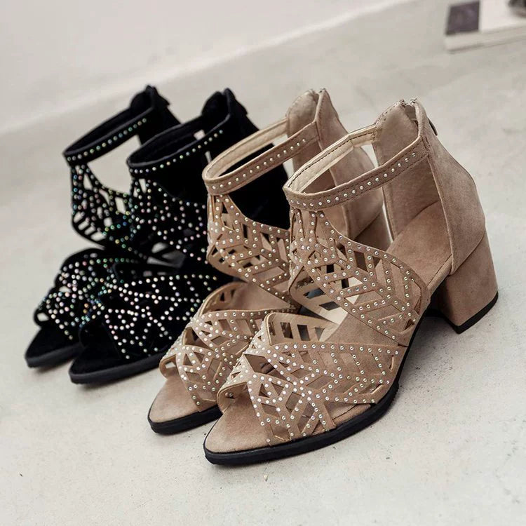 Lovi | Boho-Heeled Stiefel