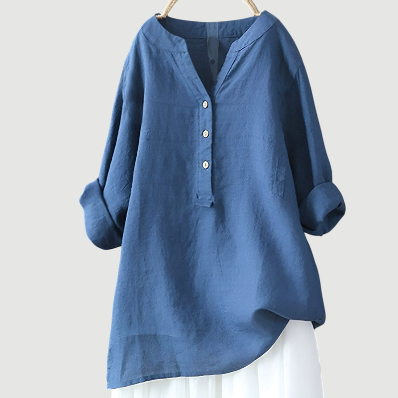 Danica | Bequeme Leinenbluse