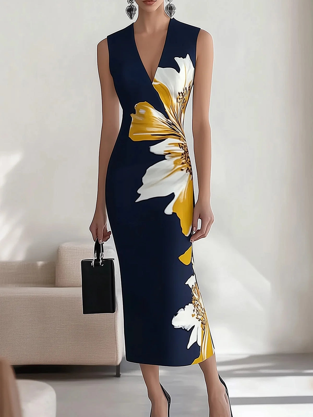 Maddison™ | Elegantes ärmelloses Kleid für Damen