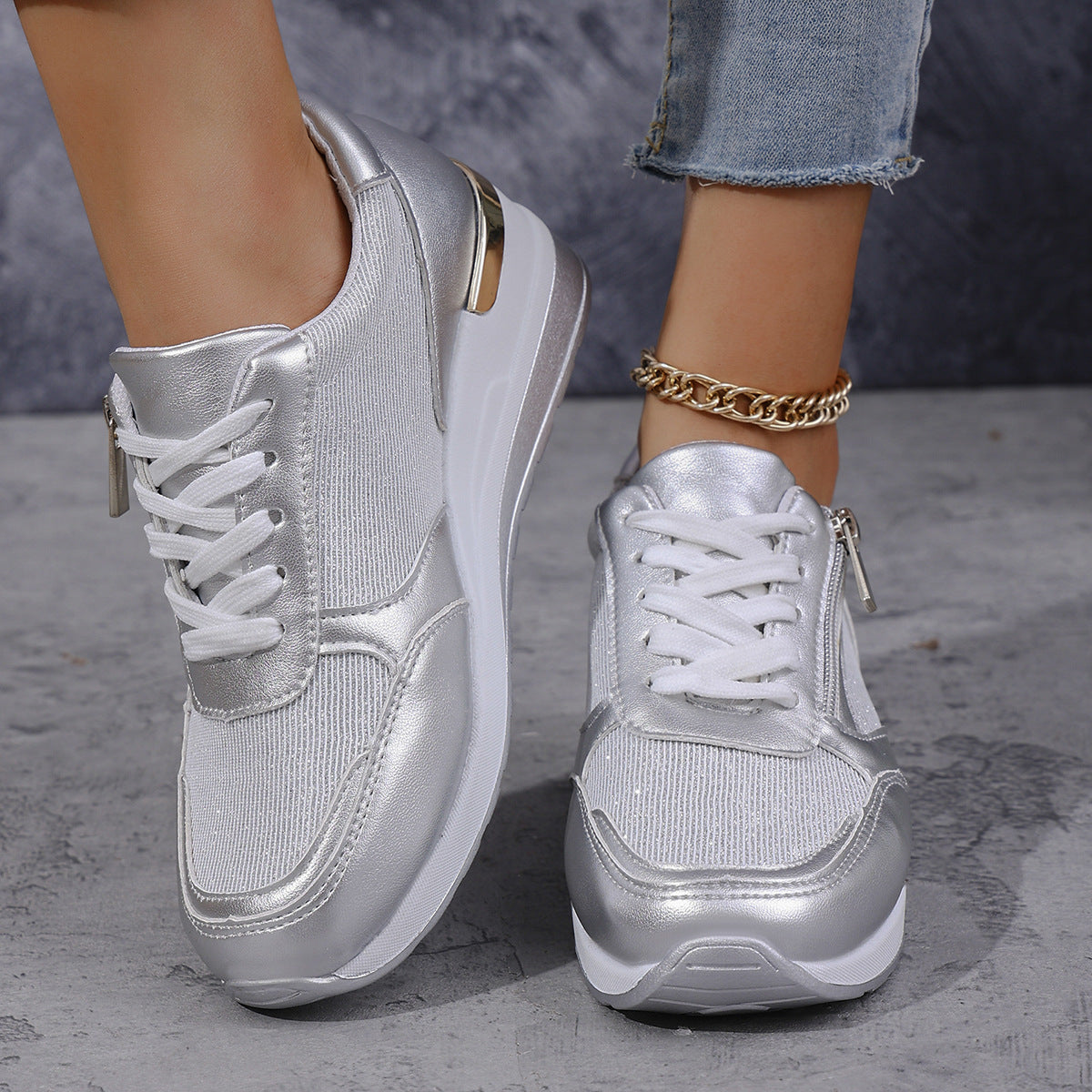 Firah | Orthopädische Schuhe mit seitlichem Reißverschluss
