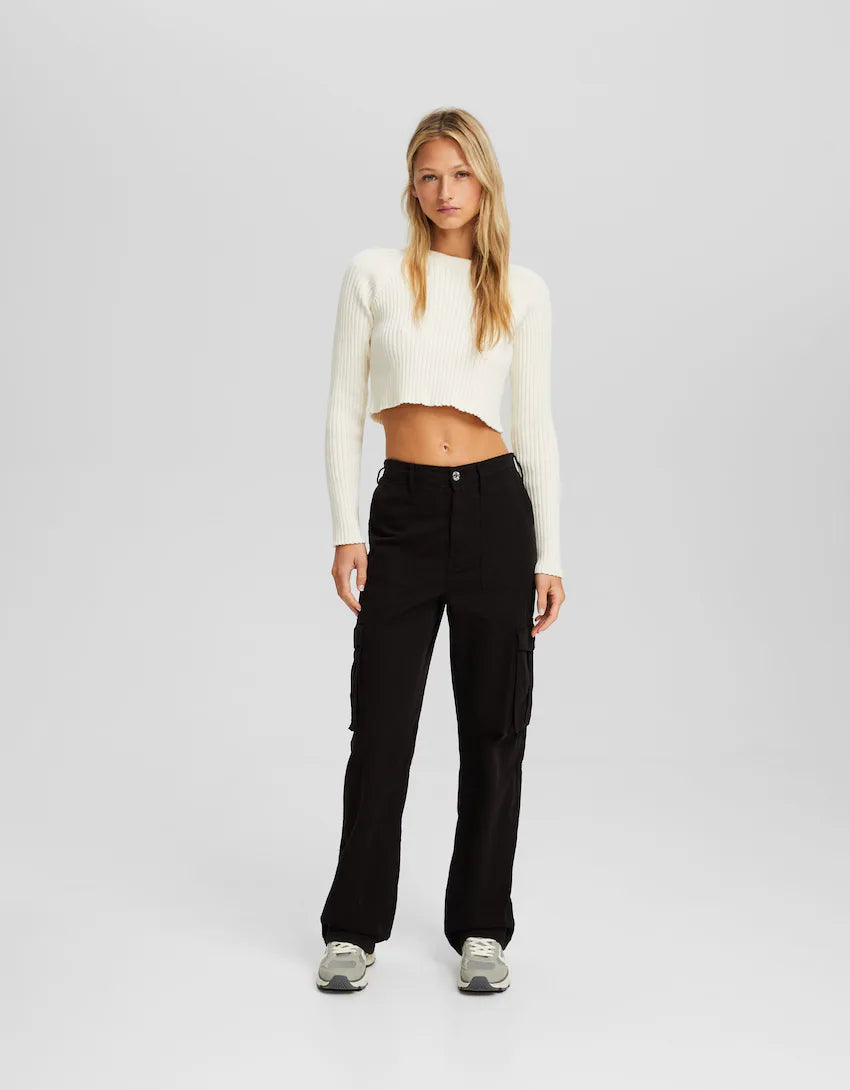 Jaina | Verstellbare Cargo-Hose In Gerader Passform