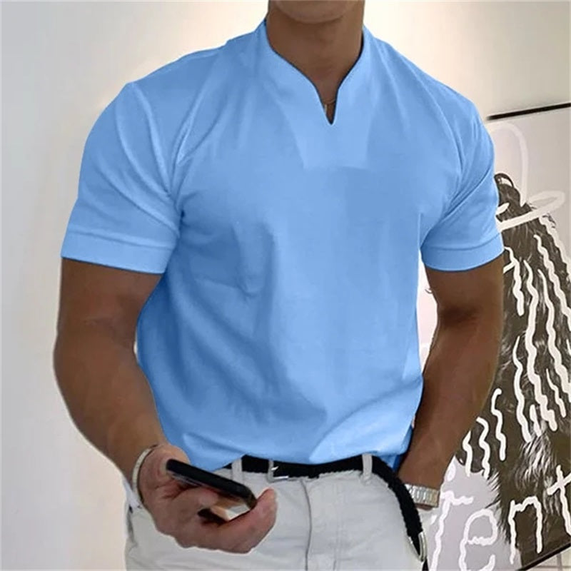 Gibsson | Flexibles Business-Casual T-Shirt für Männer