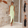 Ammie | Elegantes tailliertes Neckholder-Kleid