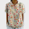 Dina | Leichte Bluse mit floralem Muster