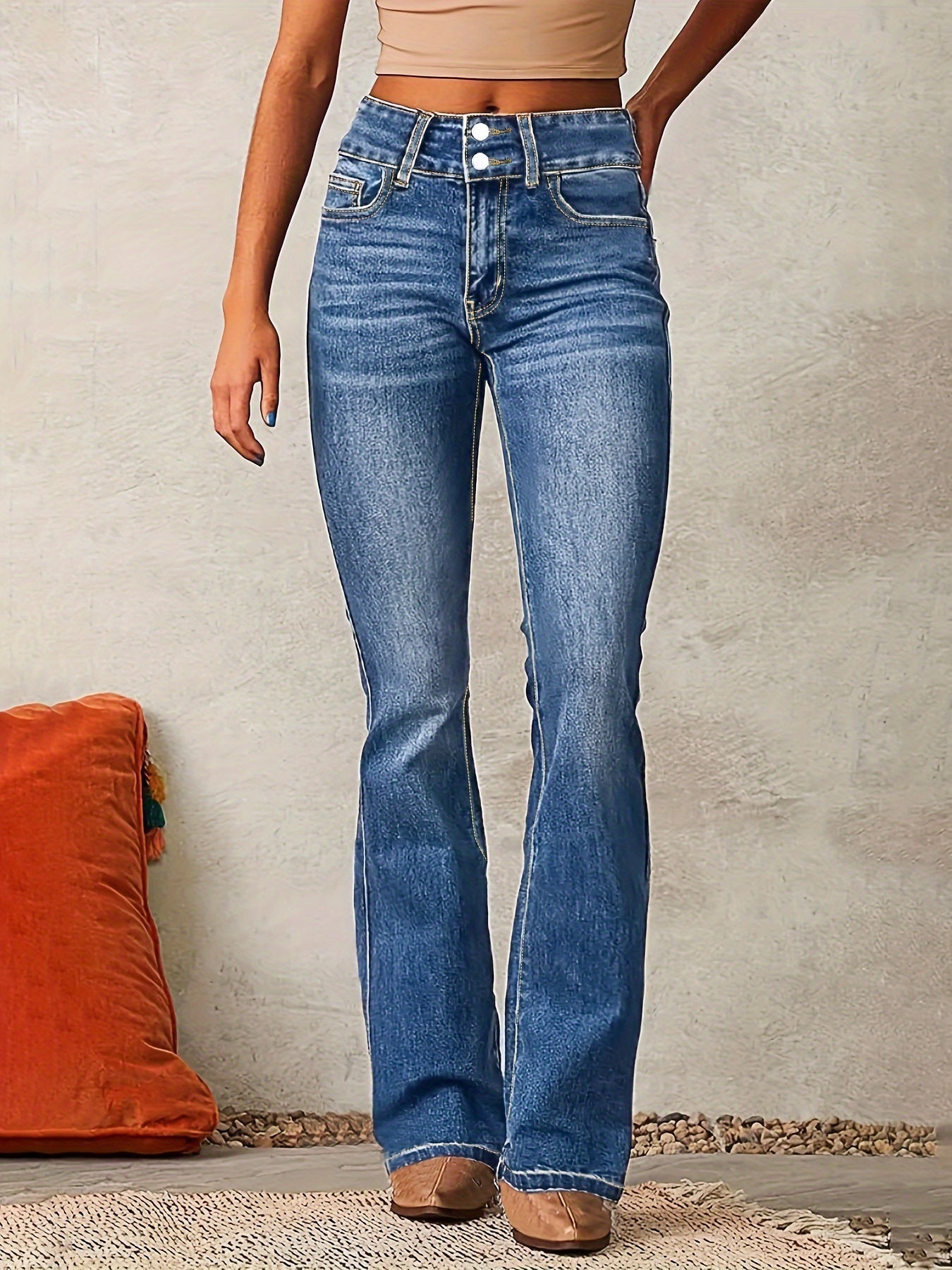 Tanya | Figurbetonte High-Flared Hose