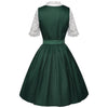Elegantes Oktoberfest-Dirndl mit Schürze und spitzenbesetzter Bluse