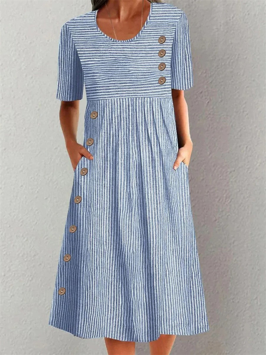 Avani | stylisches Midikleid aus weicher Baumwolle