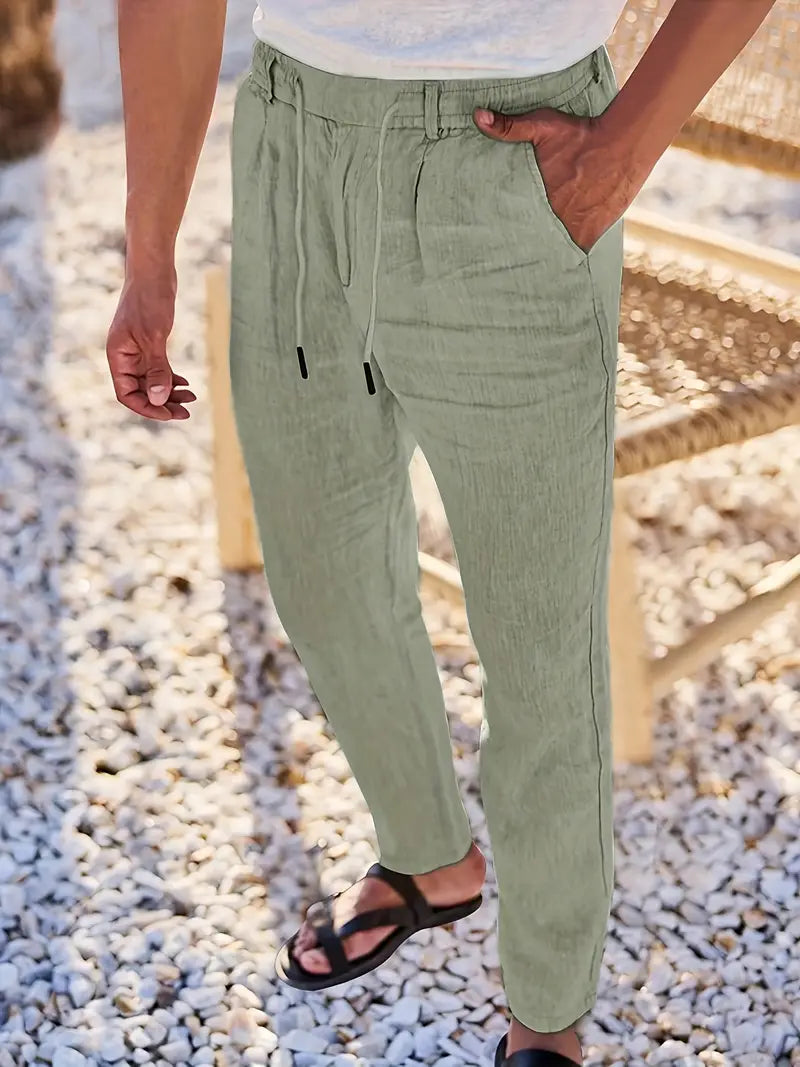Jacob | modische lockere Leinenhose für den Sommer