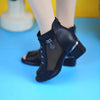Inez | Leder-Sandalen mit mittlerem Absatz