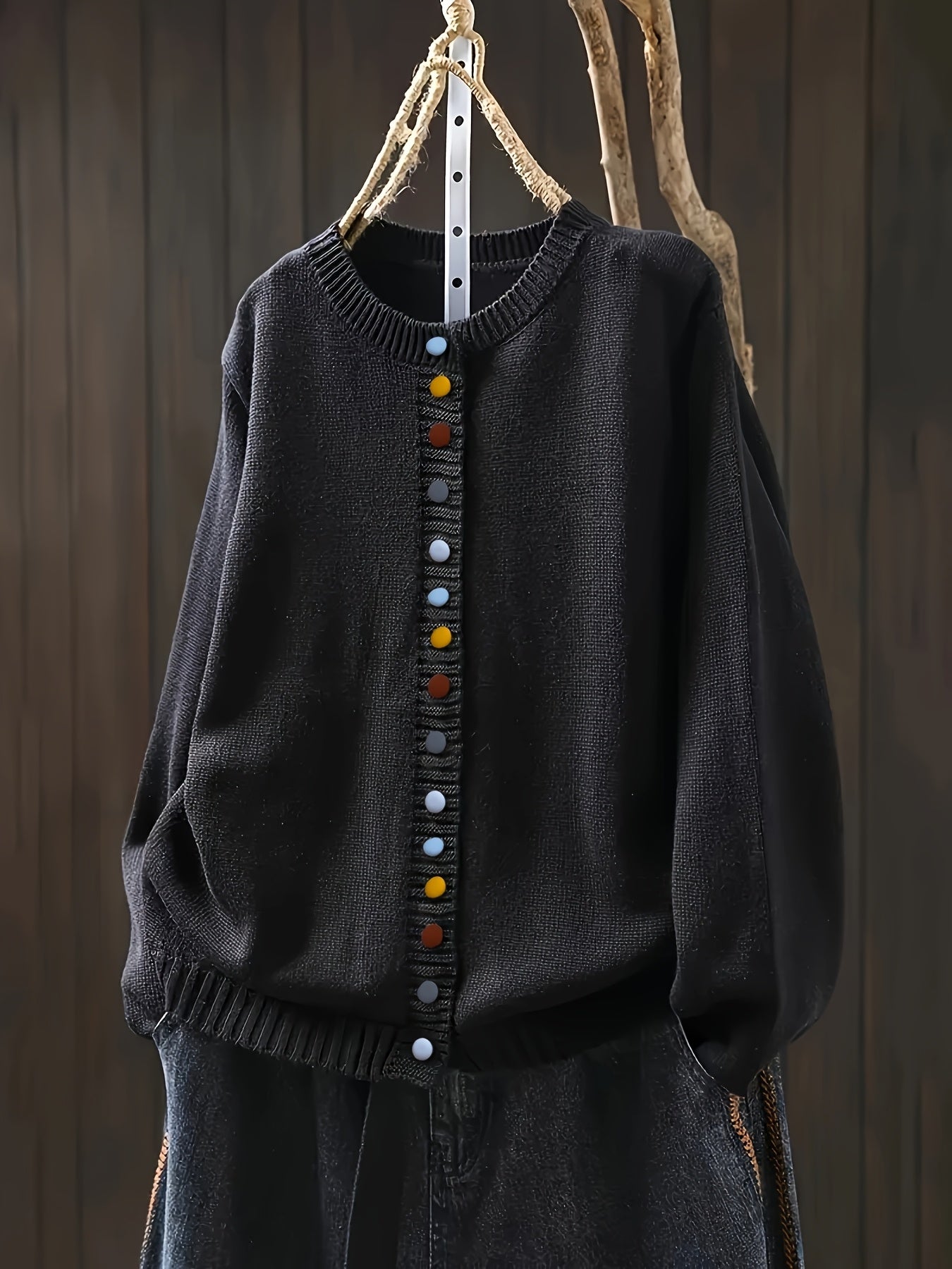 Ruvey | Bequeme Strickjacke