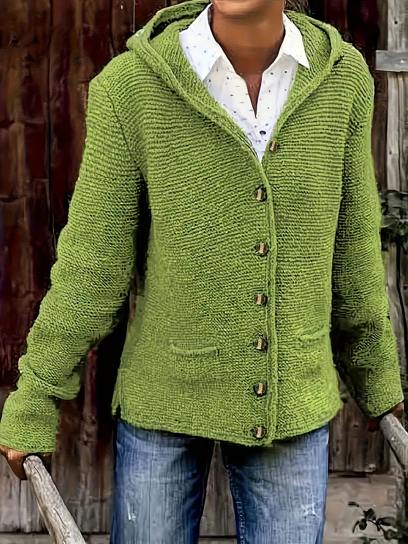 Hallie™ | Modische Strickjacke mit Knopfleiste