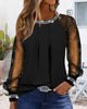 Jacky | Trendy Mesh-Pailletten-Top