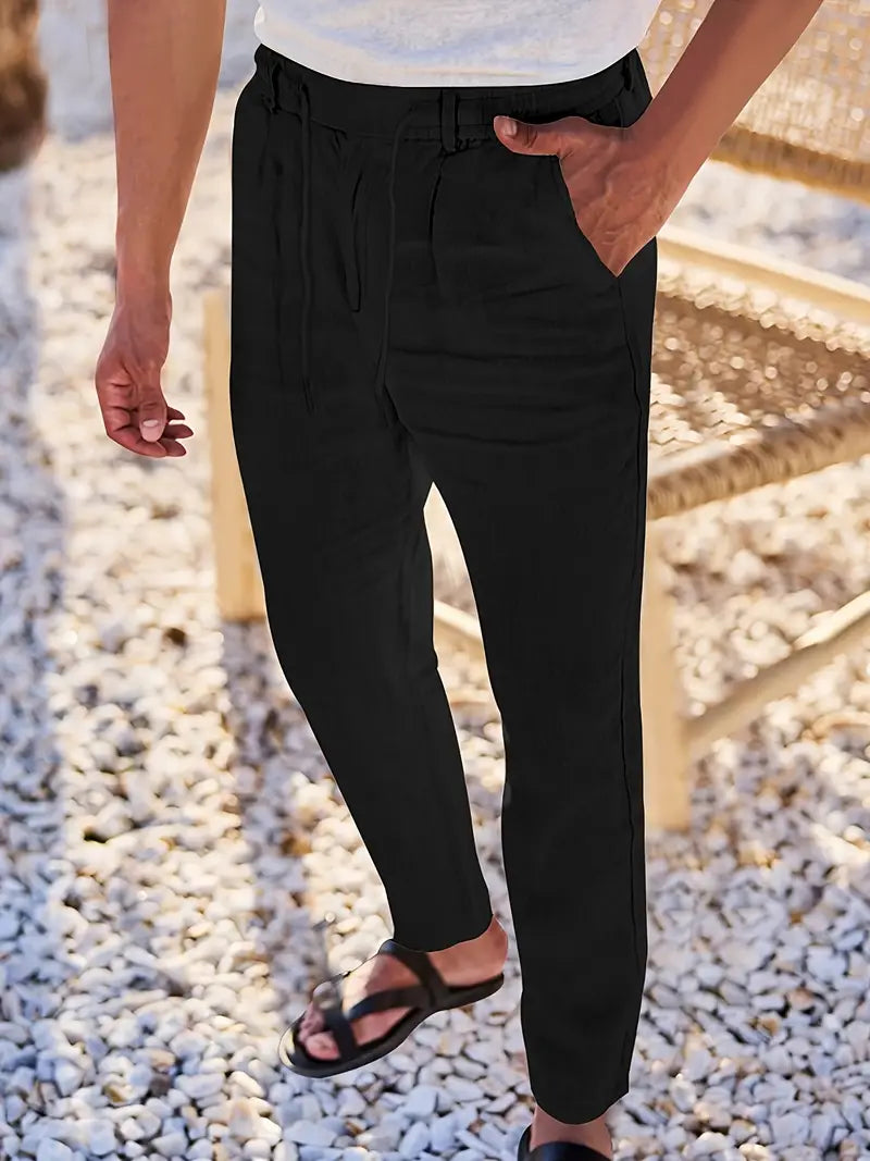 Jacob | modische lockere Leinenhose für den Sommer