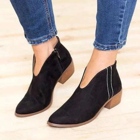 Deliasa | Damen-Stiefel mit Blockabsatz