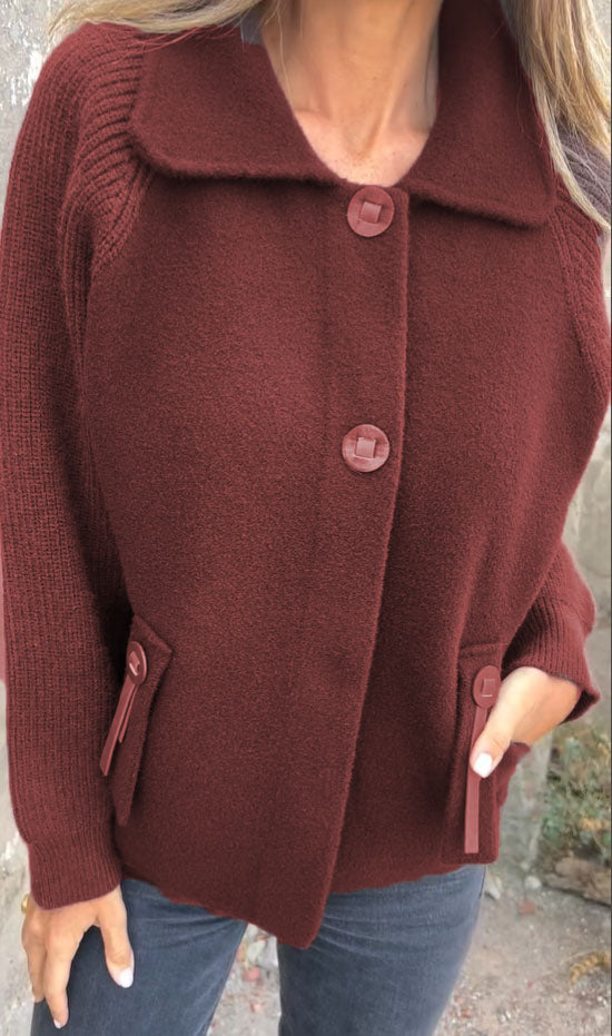 Loretta | Gemütliche Baumwoll-Strickjacke