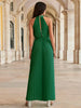 Elen | Plissierter Jumpsuit mit Neckholder-Ausschnitt