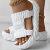 Vanessa | Bequeme einfarbige Sandalen für Damen