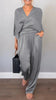 Ashlyn | Elegantes Satin-Set mit V-Ausschnitt