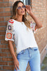 Meribeth | Häkel-Top mit Blumenmuster