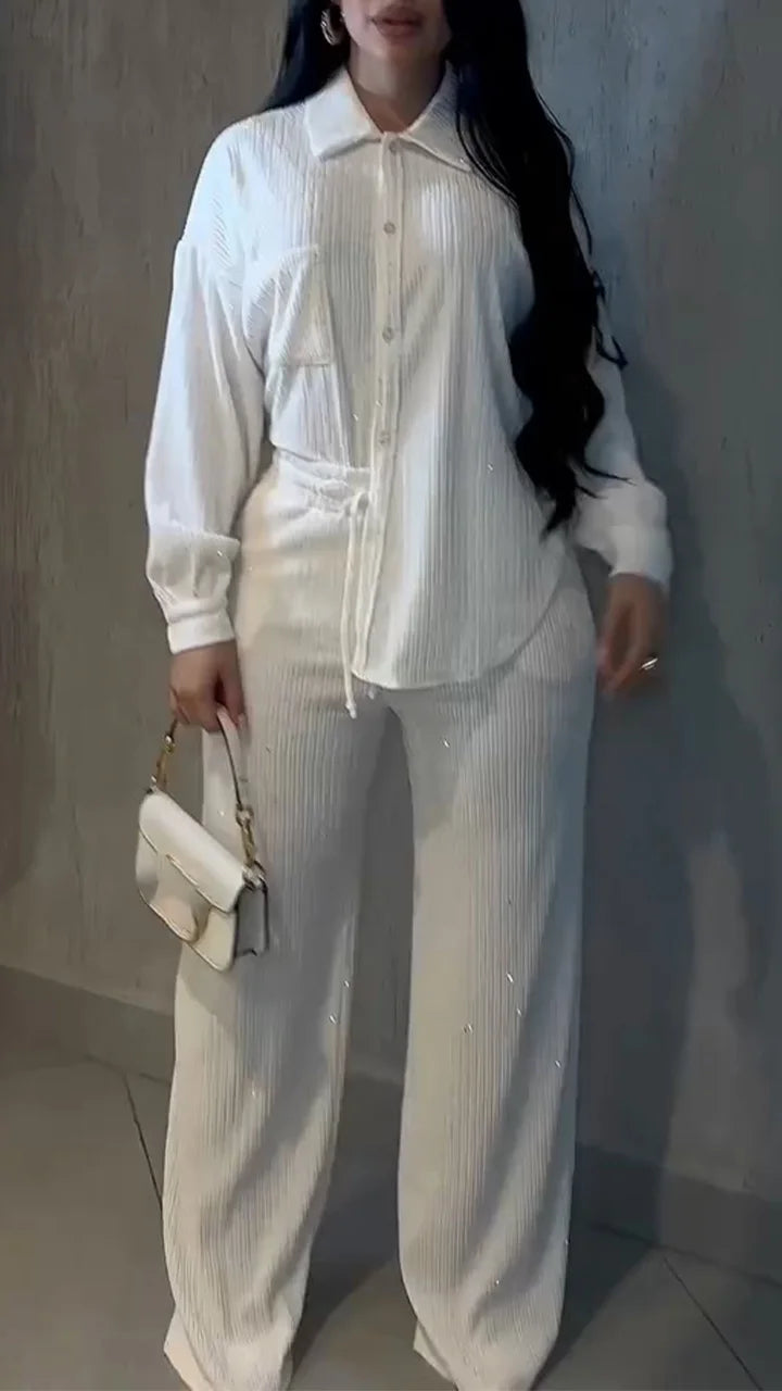 Ravena | Blazer-Set mit Strassdetails