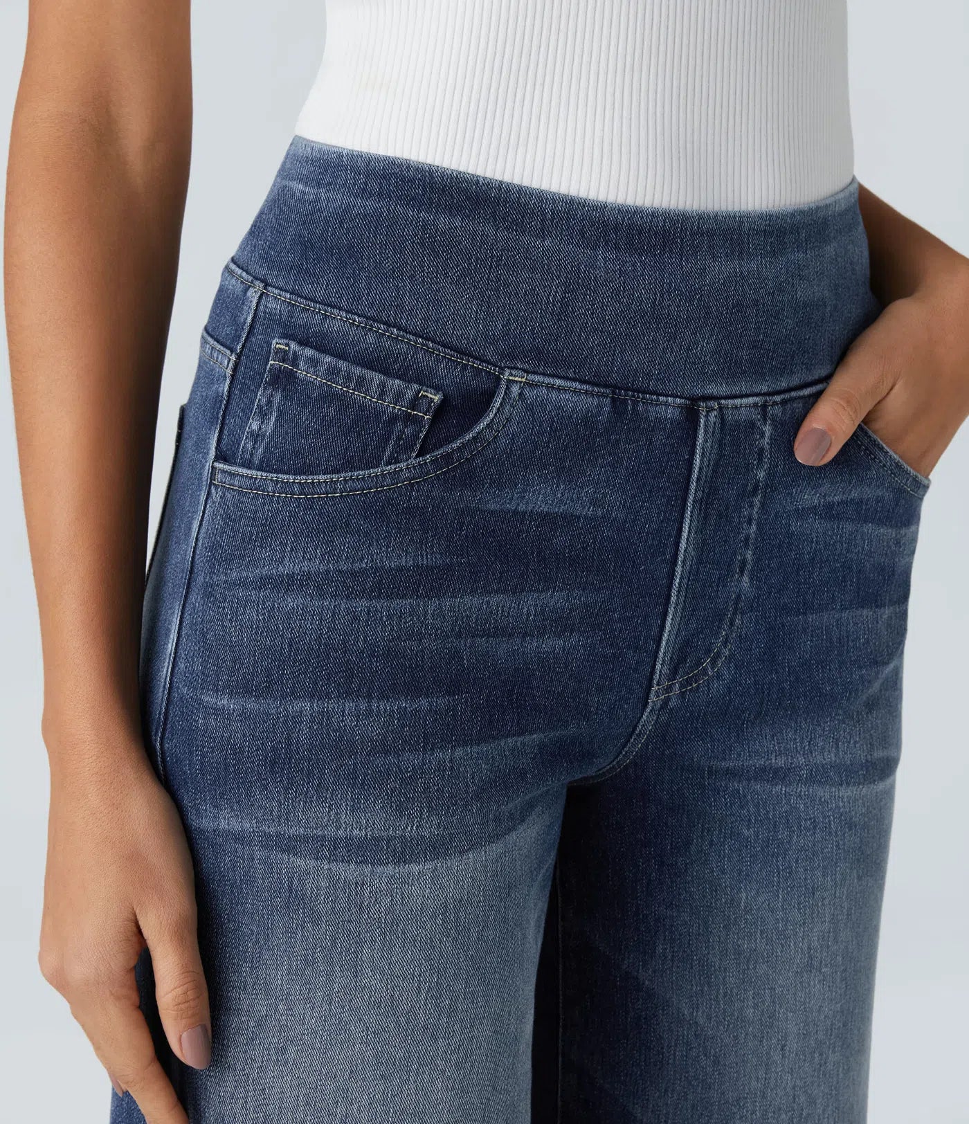 Liva | Bequeme und dehnbare Hose mit hoher Taille