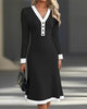 Yiora | Elegantes Kleid mit langen Ärmeln