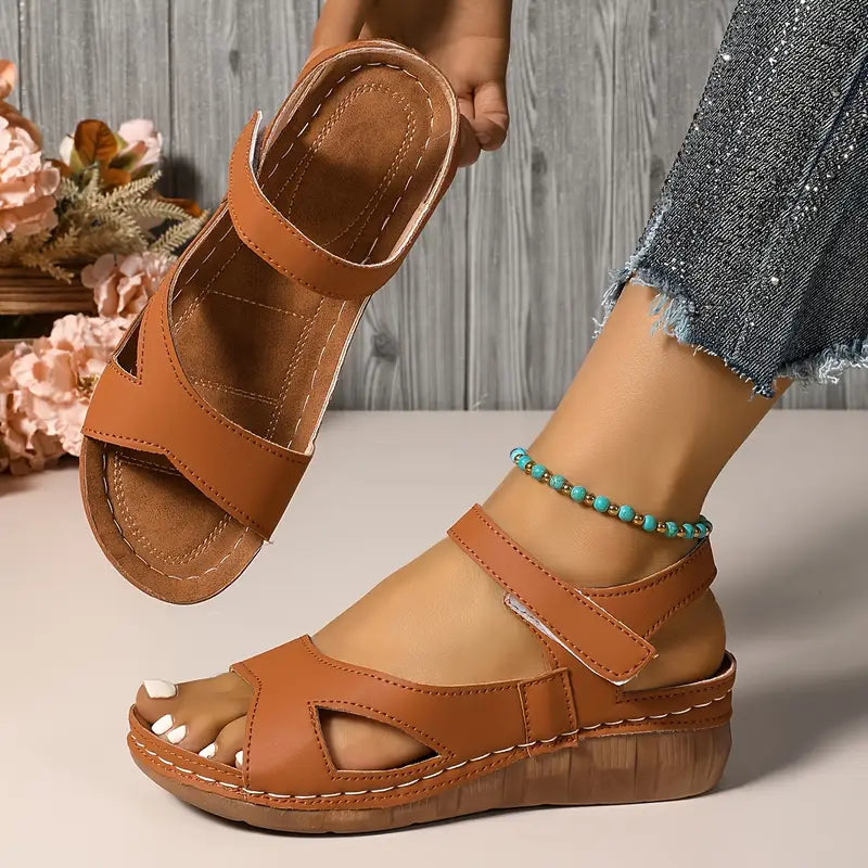 Jheana | Minimalistische Sandalen aus Kunstleder