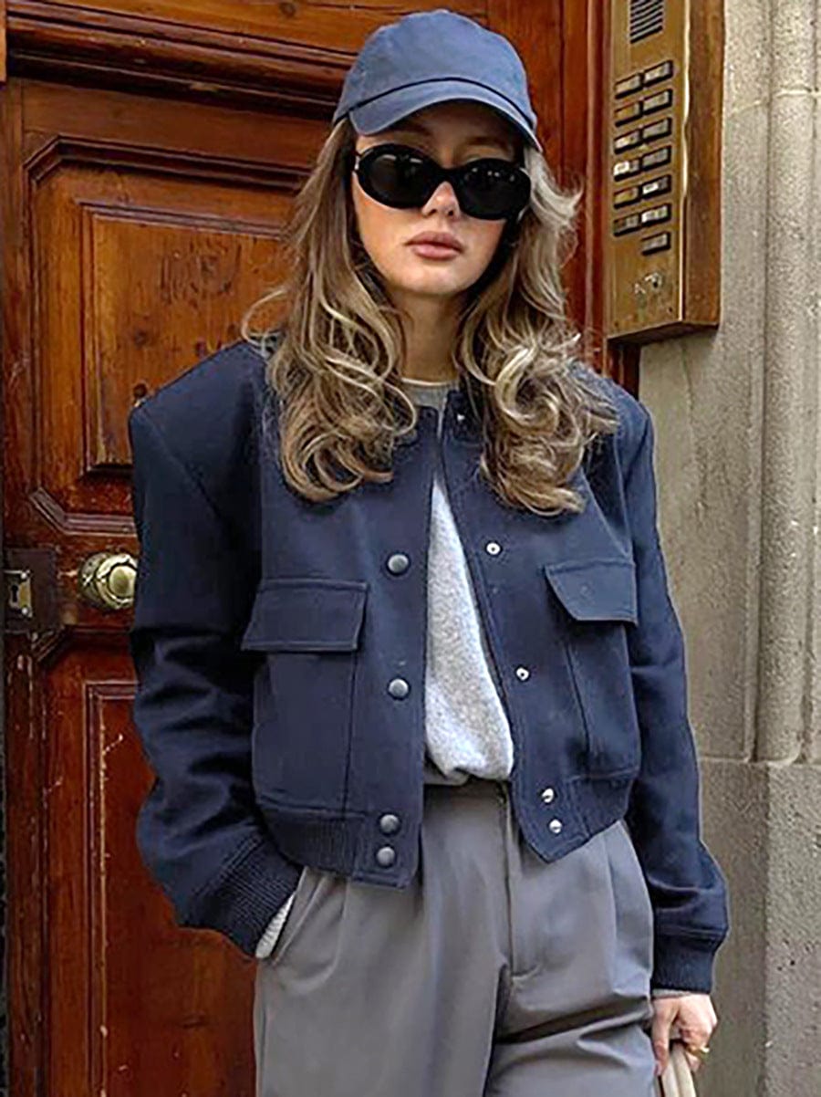 Gelvyna | Strukturierte Bomberjacke mit elegantem Schnitt