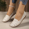 Azal | Blumige perforierte Loafer