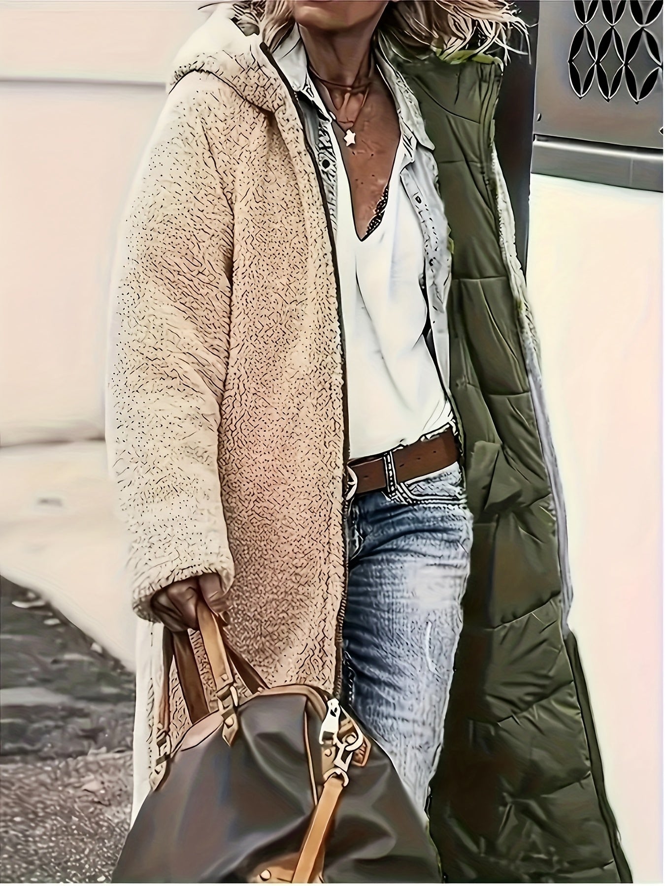 Keline | Wende-Wintermantel mit warmem Fleecefutter