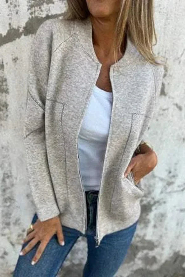Tyra | modische leichte Jacke mit Reißverschluss für den Sommer