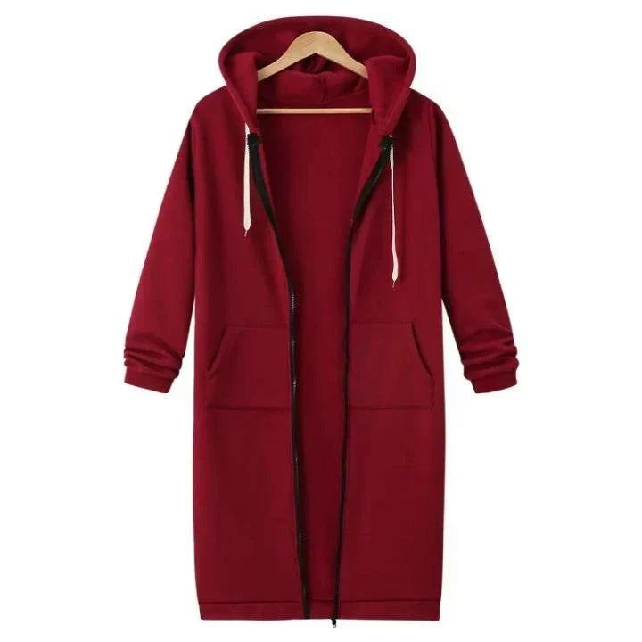 Madelyn | trendiger Damen-Hoodie, Reißverschluss und Komfort.