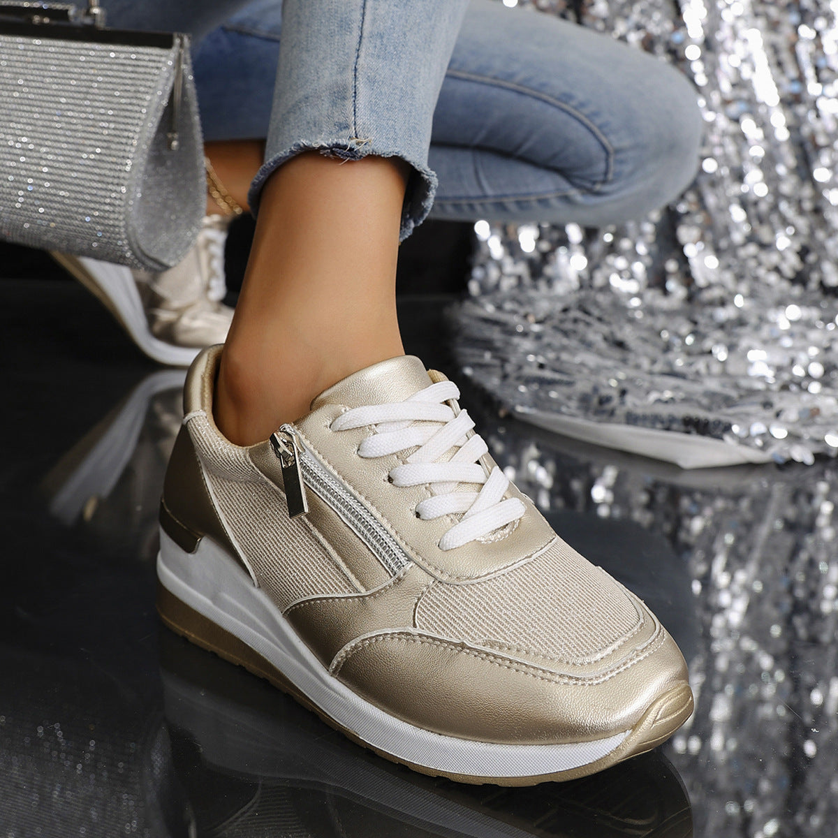Firah | Orthopädische Schuhe mit seitlichem Reißverschluss