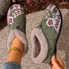Arya | Warme, weiche Schuhe für Damen mit zartem Blumenprint