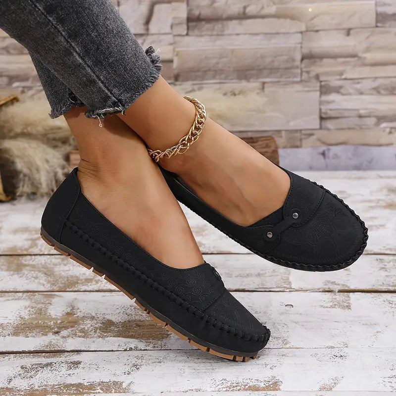 Leticia | Damen-Lederschuhe, rutschfest & weich