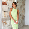 Ammie | Elegantes tailliertes Neckholder-Kleid