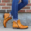 Lornia | Damenstiefel mit doppeltem Reißverschluss
